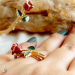 انگشتر از سرویس گل رز انارکی